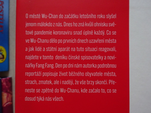 DENÍK Z WU-CHANU, ZÁPISKY UZAVŘENÉHO MĚSTA, FANG FANG, **an