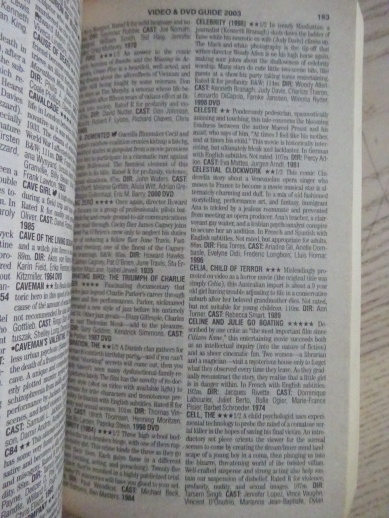 VIDEO & DVD GUIDE 2003, FILMOVÝ PRŮVODCE 2003, ANGLICKY, **an