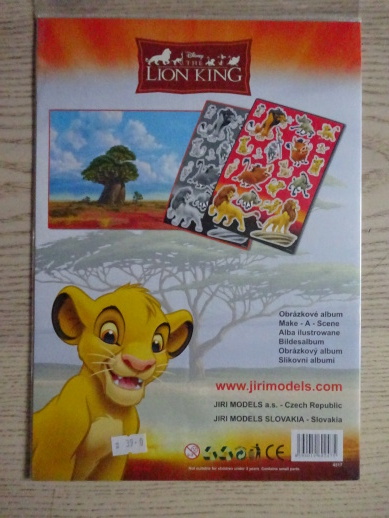 SAMOLEPKY DISNEY, LVÍ KRÁL