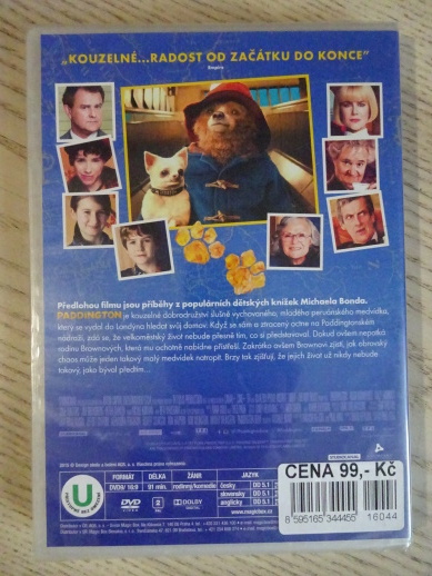 PADDINGTON, DVD FILM