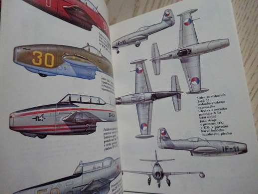 ILUSTROVANÁ HISTORIE LETECTVÍ, MK IX A XVI, JAK 15 -17 -23, AVIA BH -21, KRUMBACH, VRANÝ, HURT, **an