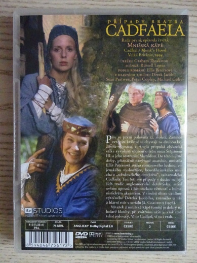 PŘÍPADY BRATRA CADFAELA, MNIŠSKÁ KÁPĚ, DVD FILM