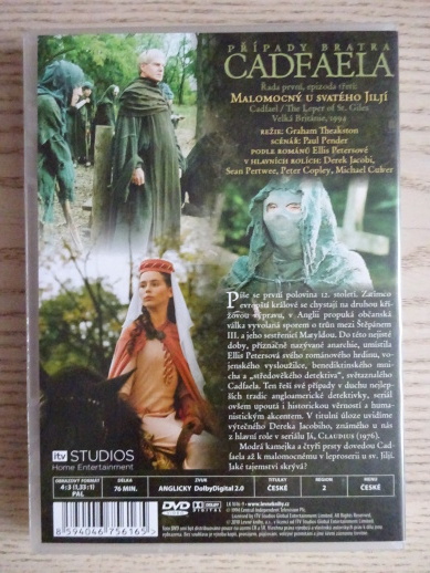 PŘÍPADY BRATRA CADFAELA, MALOMOCNÝ U SVATÉHO JILJÍ, DVD FILM
