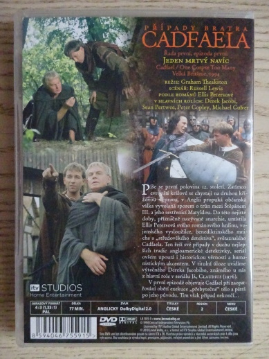PŘÍPADY BRATRA CADFAELA, JEDEN MRTVÝ NAVÍC, DVD FILM