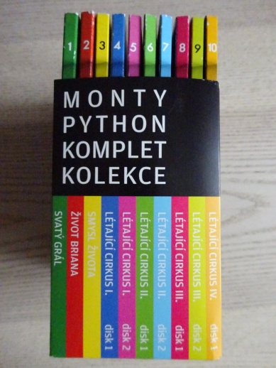 MONTY PYTHON, KOMPLETNÍ DVD KOLEKCE, 10X DVD FILM