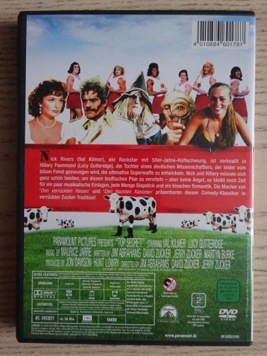 TOP SECRET!, DVD FILM
