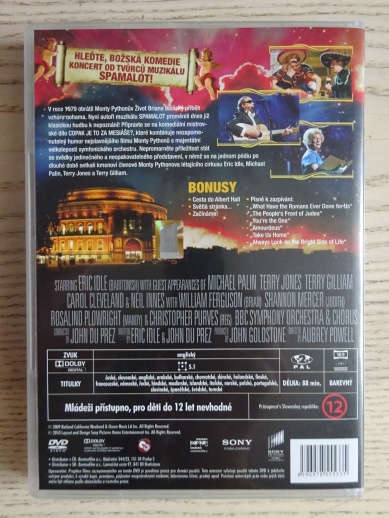 COPAK JE TO ZA MESIÁŠE, MONTY PYTHON, DVD FILM