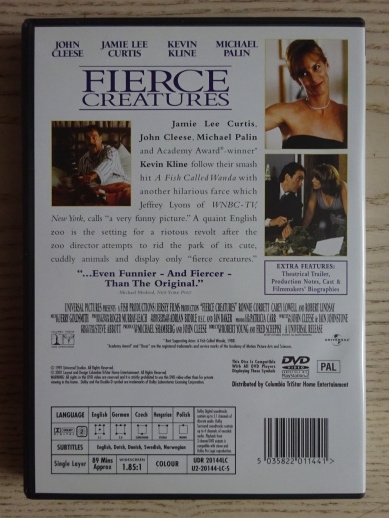 FIERCE CREATURES, DIVOKÁ STVOŘENÍ, DVD FILM