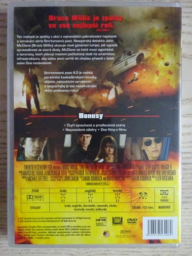 SMRTONOSNÁ PAST 4.0, DVD FILM