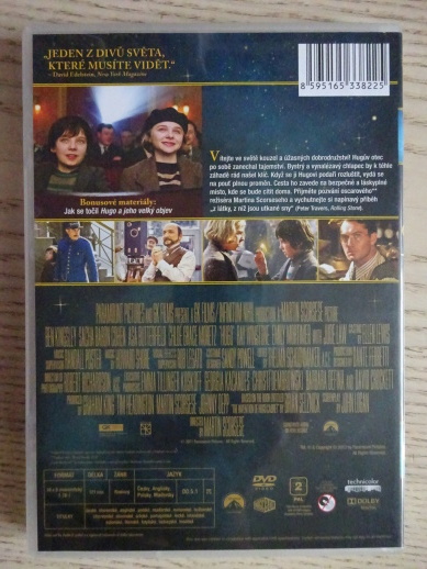 HUGO A JEHO VELKÝ OBJEV, DVD FILM