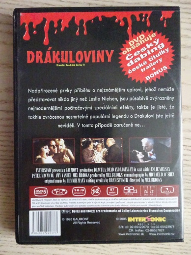 DRÁKULOVINY, DVD FILM