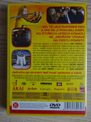 KILL BILL, DVD FILM