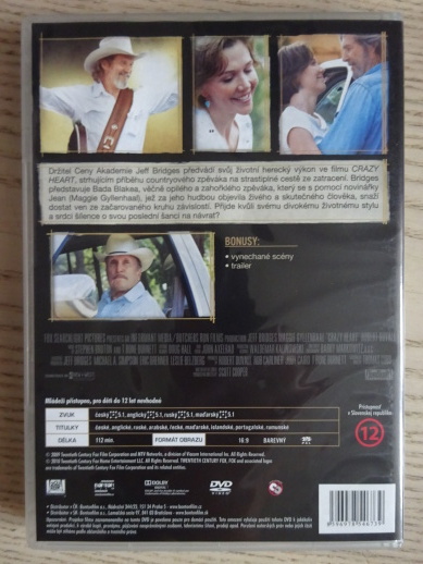 CRAZY HEART, DVD FILM