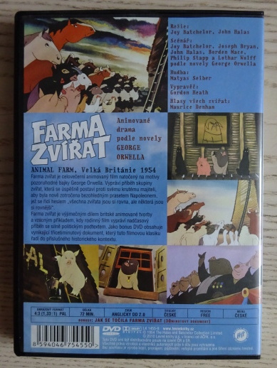 FARMA ZVÍŘAT, DVD FILM