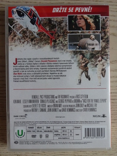 SOUBOJ O POKLAD YANKEE ZEPHYRU, DVD FILM