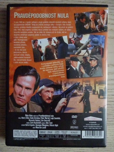 PRAVDĚPODOBNOST NULA, DVD FILM
