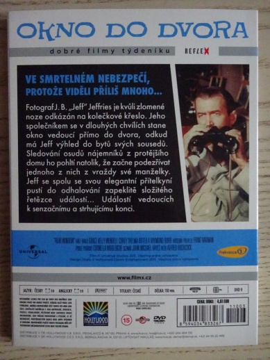 OKNO DO DVORA, DVD FILM