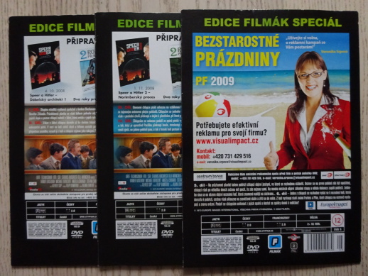 2 ROKY PRÁZDNIN 1.-6. DÍL, DVD FILM