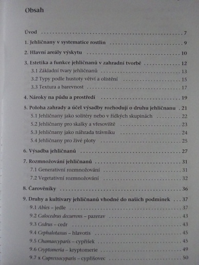 JEHLIČNANY PRO ZAHRADY A SKALKY, PETR PASEČNÝ, **an