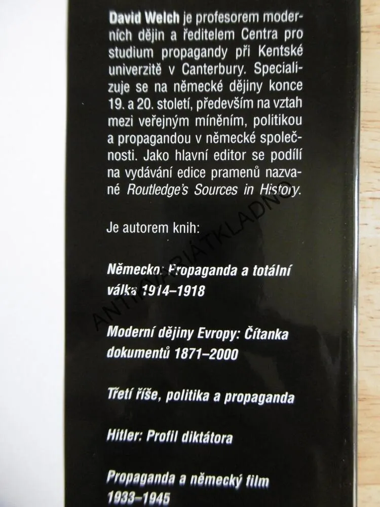 NĚMCI PROTI HITLEROVI, OPOZICE V TŘETÍ ŘÍŠI 1933-1945, **an