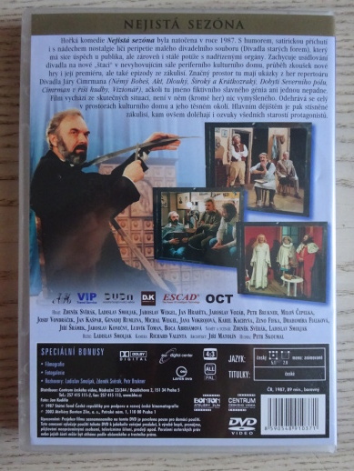 NEJISTÁ SEZÓNA, DVD FILM