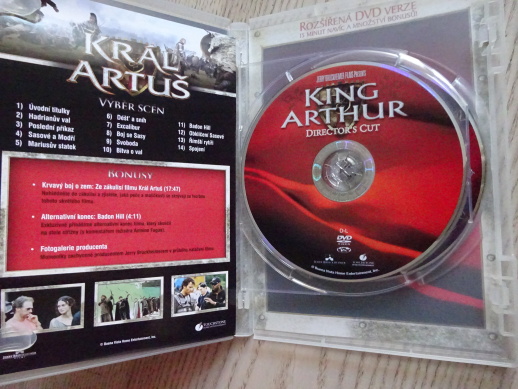 KRÁL ARTUŠ, DVD FILM