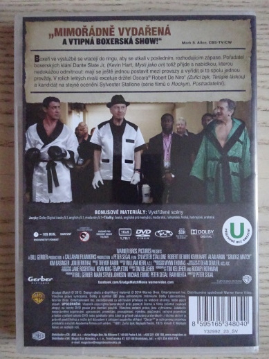ZPÁTKY DO RINGU, DVD FILM