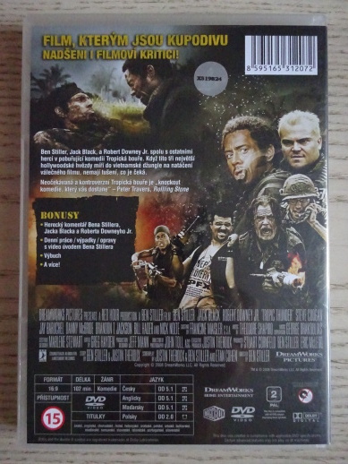 TROPICKÁ BOUŘE, DVD FILM