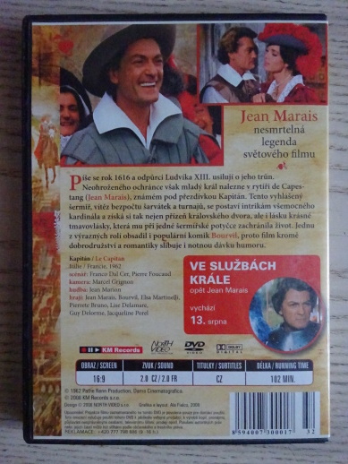 KAPITÁN, DVD FILM