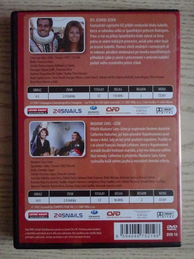 BYL JEDNOU JEDEN, MADAME SANS - GENE, DVD FILM