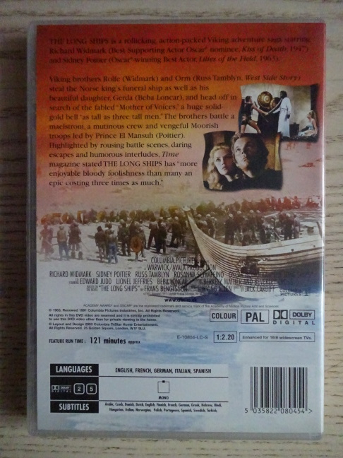THE LONG SHIPS, DVD FILM