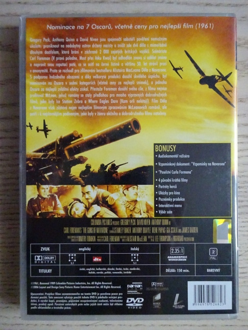 DĚLA Z NAVARONE, DVD FILM