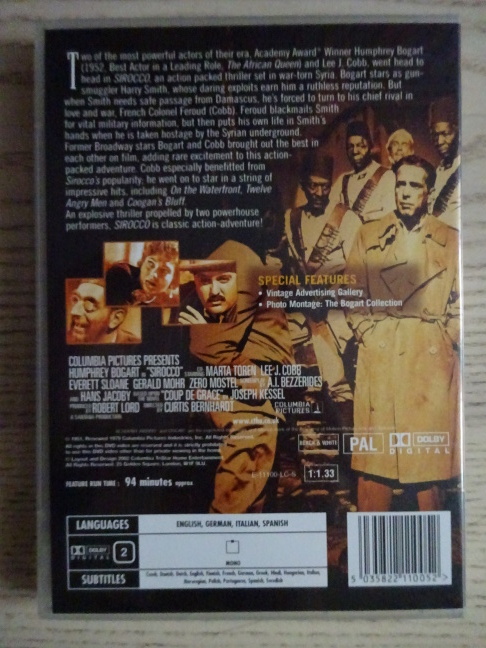 SIROCCO, DVD FILM