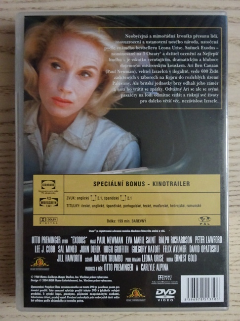 EXODUS, DVD FILM