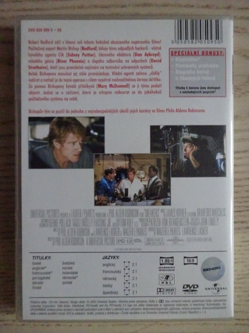 SLÍDILOVÉ, DVD FILM
