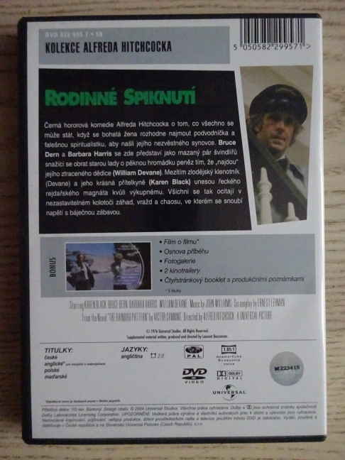 RODINNÉ SPIKNUTÍ, DVD FILM