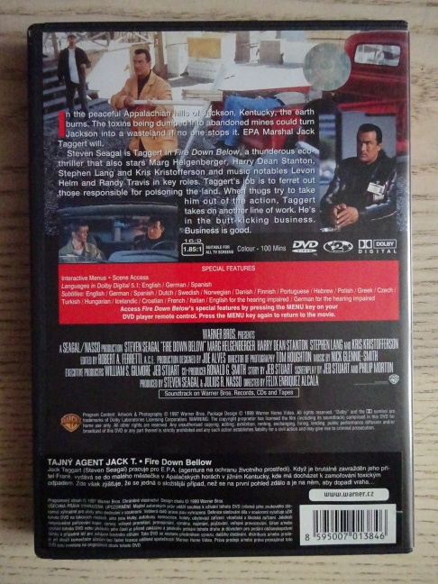 FIRE DOWN BELOW, DVD FILM