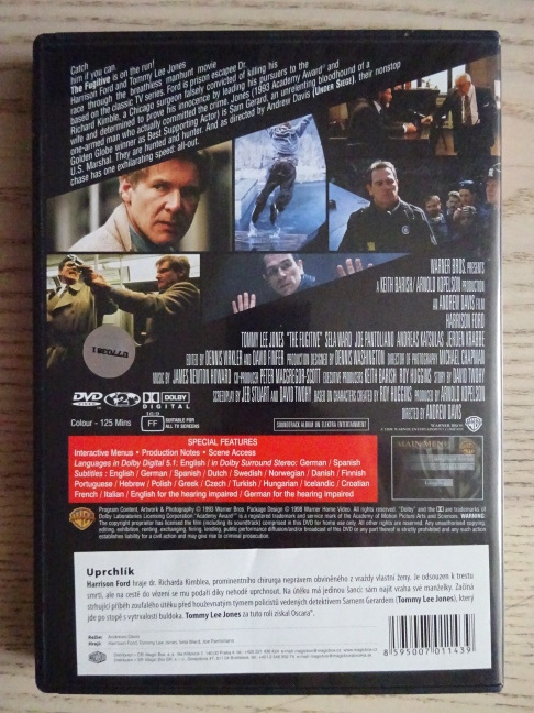 THE FUGITIVE, DVD FILM