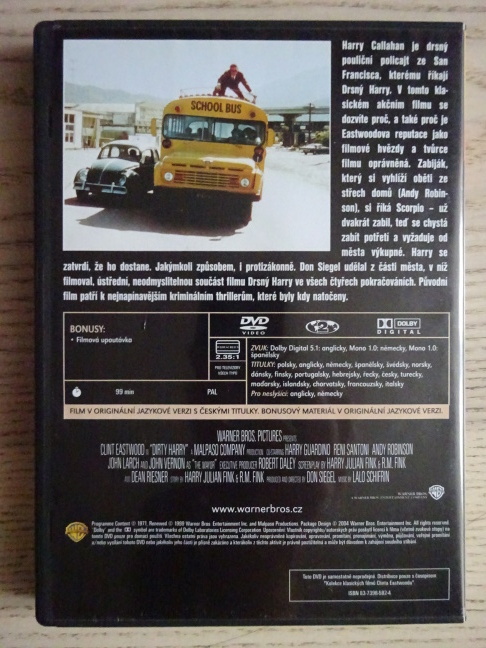 DRSNÝ HARRY, DVD FILM