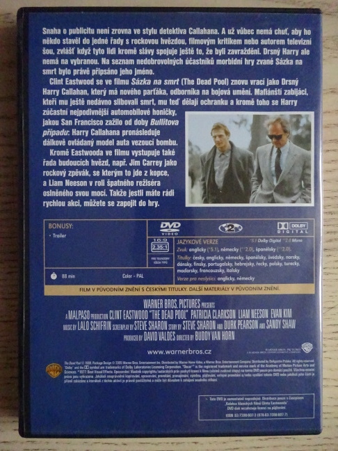 SÁZKA NA SMRT, DVD FILM