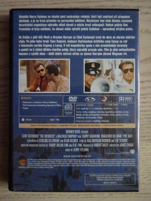 NÁSILNÍK, THE ENFORCER, DVD FILM
