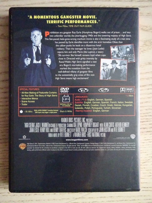 HIGH SIERRA, DVD FILM