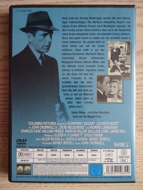 SPÄTE SÜHNE, DEAD RECKONING, DVD FILM