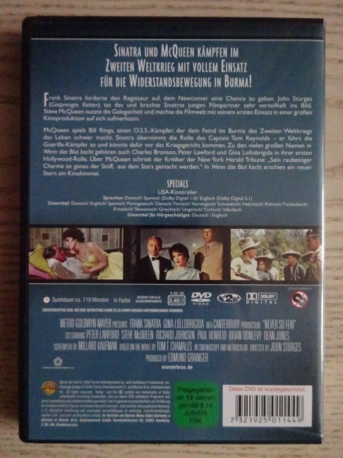 WENN DAS BLUT KOCHT, HRSTKA STATEČNÝCH, DVD FILM