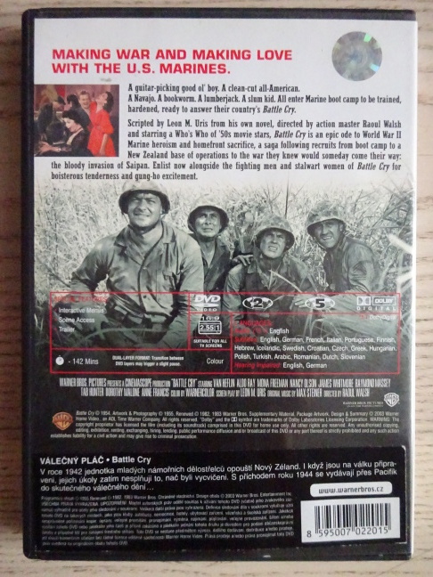 BATTLE CRY, DVD FILM