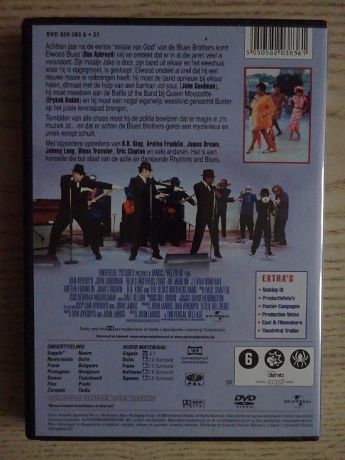BLUES BROTHERS 2000, DVD FILM