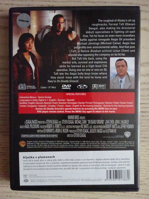 ON DEADLY GROUND, DVD FILM
