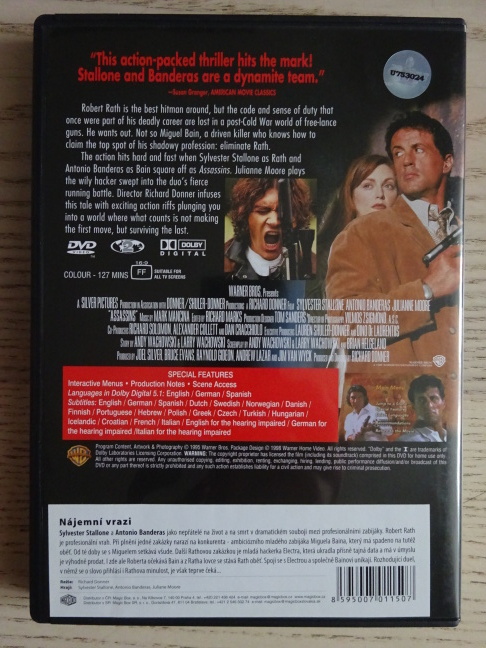 ASSASSINS, DVD FILM