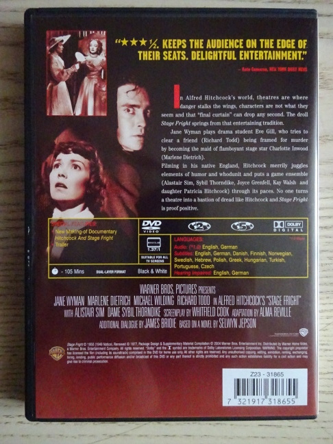 HRŮZA NA JEVIŠTI, DVD FILM