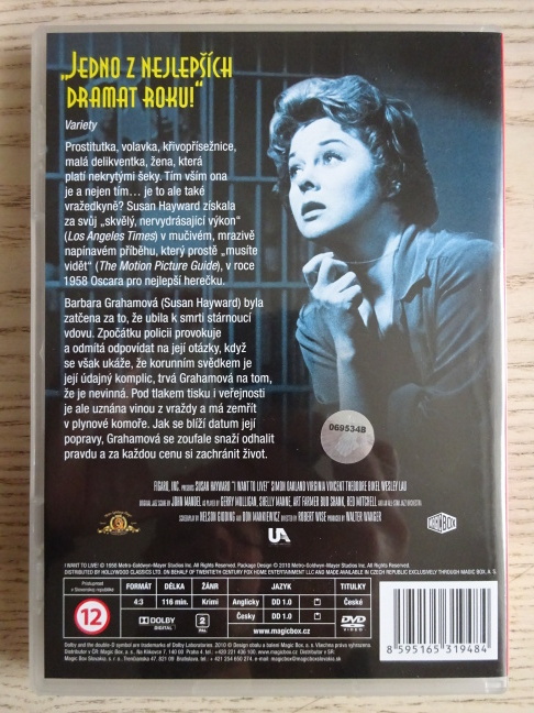 CHCI ŽÍT!, DVD FILM